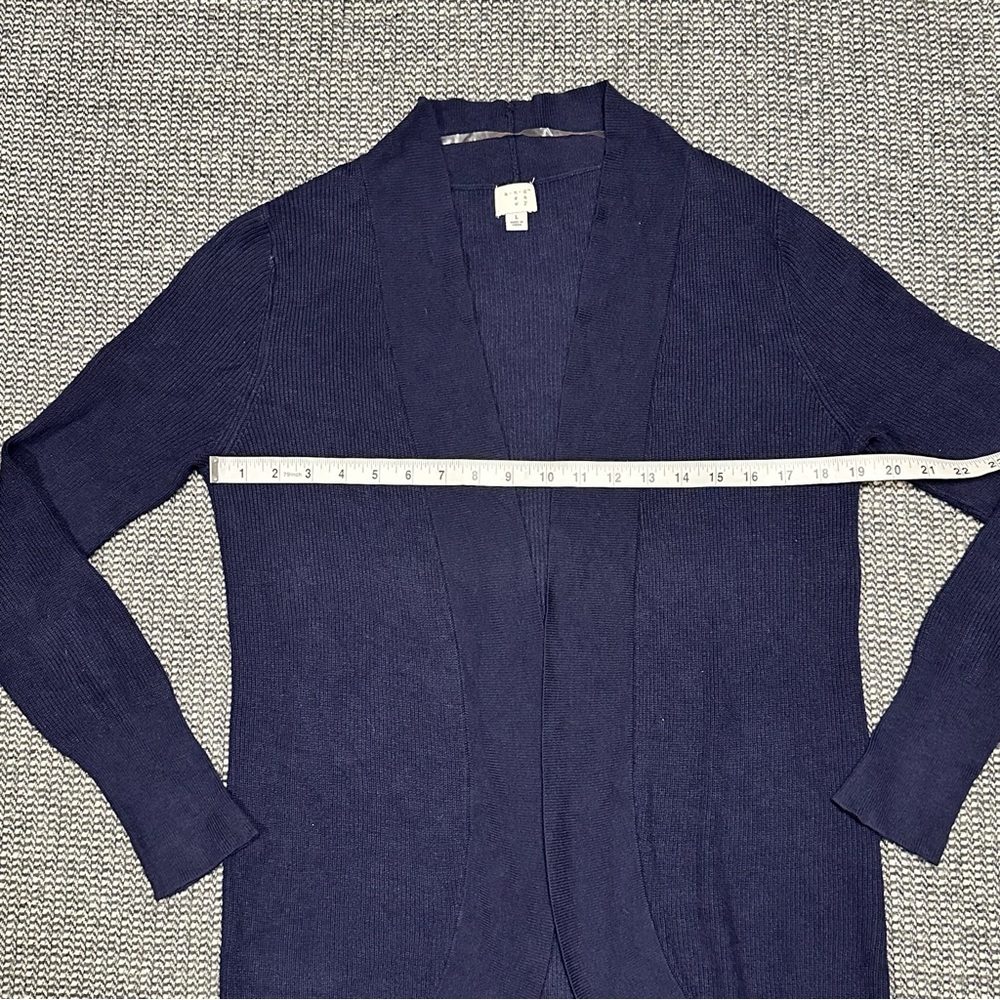 a new day Women's Deep Blue Cardigan Sweater - Picture 5 of 5